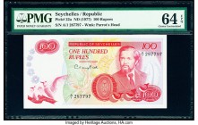 Seychelles Republic of Seychelles 100 Rupees ND (1977) Pick 22a PMG Choice Uncirculated 64 EPQ. 

HID09801242017

© 2020 Heritage Auctions | All Right...