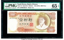 South Korea Bank of Korea 5000 Won ND (1972) Pick 41 PMG Gem Uncirculated 65 EPQ. 

HID09801242017

© 2020 Heritage Auctions | All Rights Reserved