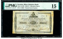 Sweden Sveriges Rikes Standers Bank 2 Riksdaler Banco 1830 Pick A124b PMG Choice Fine 15. 

HID09801242017

© 2020 Heritage Auctions | All Rights Rese...