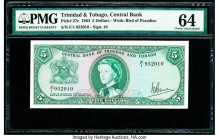 Trinidad & Tobago Central Bank of Trinidad and Tobago 5 Dollars 1964 Pick 27c PMG Choice Uncirculated 64. 

HID09801242017

© 2020 Heritage Auctions |...