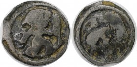 Keltische Münzen, BELGICA. REMI. Potin ca. 2. Jahrhundert v. Chr., 3.85 g. 20.5 mm. Castelin, S.48 №308ff. Schön