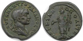 Römische Münzen, MÜNZEN DER RÖMISCHEN KAISERZEIT. Moesia Inferior, Marcianopolis. Gordianus III. Ae 26 (5 Ass), 238-244 n. Chr. (8.11 g. 25 mm) Vs.: A...