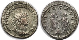 Römische Münzen, MÜNZEN DER RÖMISCHEN KAISERZEIT. Gallienus (253-268 n. Chr). Antoninianus (4.01 g. 22.5 mm), Vs.: IMP CP LIC GALLIENVS PF AVG, drapie...