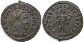 Römische Münzen, MÜNZEN DER RÖMISCHEN KAISERZEIT. Maximinus II. (305-309 n. Chr). Follis, ca. 306 n. Chr., Ticinum. (8.25 g. 28.5 mm) Vs.: MAXIMINVS N...