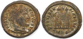 Römische Münzen, MÜNZEN DER RÖMISCHEN KAISERZEIT. Constantinus I. (307-337 n. Chr). Follis. (2.56 g. 20 mm) Vs.: CONSTANTINVS AVG, Kopf mit Lorbeerkra...