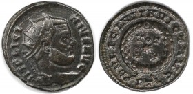 Römische Münzen, MÜNZEN DER RÖMISCHEN KAISERZEIT. Licinius I. (308-324 n. Chr). Follis (3.09 g. 19 mm). Vs.: IMP LICINIVS AVG, Kopf mit Strahlenkrone ...