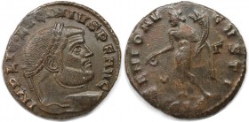 Römische Münzen, MÜNZEN DER RÖMISCHEN KAISERZEIT. Licinius I. (308-324 n. Chr). Follis (6.24 g. 25 mm). Vs.: IMP LIC LICINIVS PF AVG, Kopf mit Lorbeer...