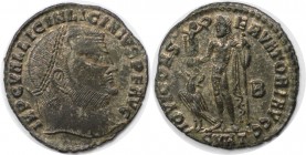 Römische Münzen, MÜNZEN DER RÖMISCHEN KAISERZEIT. Licinius I. (308-324 n. Chr). Follis 313 n. Chr. (2.89 g. 22 mm) Vs.: IMP C VAL LICIN LICINIVS PF AV...