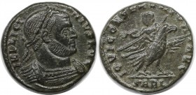 Römische Münzen, MÜNZEN DER RÖMISCHEN KAISERZEIT. Licinius I. (308-324 n. Chr). Follis 319 n. Chr., Arelate (Arles). (2.92 g. 17 mm) Vs.: IMP LICINIVS...