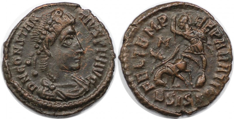 Römische Münzen, MÜNZEN DER RÖMISCHEN KAISERZEIT. Constantius II. (337-361 n. Ch...