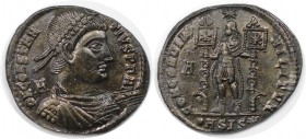 Römische Münzen, MÜNZEN DER RÖMISCHEN KAISERZEIT. Constantius II. (337-361 n. Chr). Centenionalis 350 n. Chr., Siscia. (5.42 g. 25.5 mm) Vs.: DN CONST...