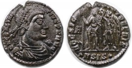 Römische Münzen, MÜNZEN DER RÖMISCHEN KAISERZEIT. Constantius II. (337-361 n. Chr). Centenionalis 350 n. Chr., Siscia. (5.50 g. 24 mm) Vs.: DN CONSTAN...