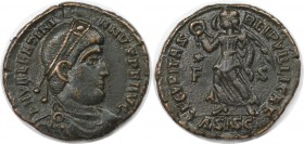 Römische Münzen, MÜNZEN DER RÖMISCHEN KAISERZEIT. Valentinianus I. (364-375 n. Chr). Ae 3 (2.75 g. 18 mm) Vs.: DN VALENTINIANVS PF AVG, Drapierte, kür...