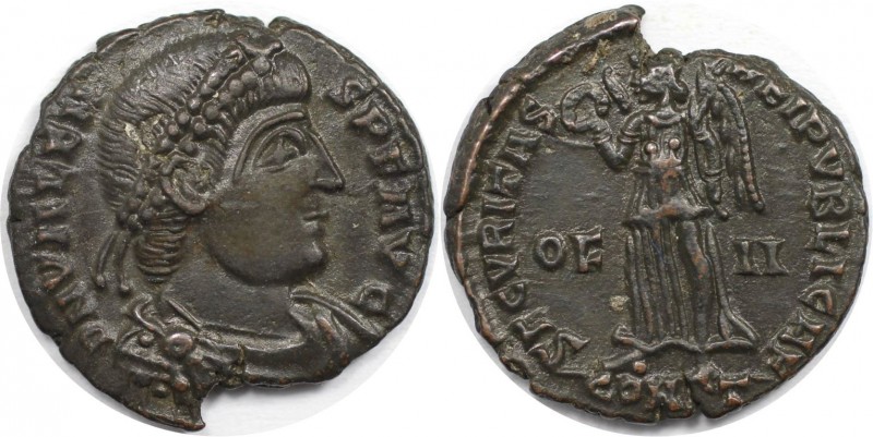 Römische Münzen, MÜNZEN DER RÖMISCHEN KAISERZEIT. Valens (364-378 n. Chr). Folli...