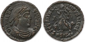 Römische Münzen, MÜNZEN DER RÖMISCHEN KAISERZEIT. Valens (364-378 n. Chr). Follis 367-375 n. Chr., Siscia. (2.82 g. 18.5 mm) Vs.: D N VALENS PF AVG, D...