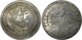 RDR – Habsburg – Österreich, RÖMISCH-DEUTSCHES REICH. Erzherzog Leopold V. (1619-1632). Doppelter Reichstaler ND (posthume Prägung von 1635), Hall, au...