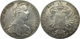 RDR – Habsburg – Österreich, RÖMISCH-DEUTSCHES REICH. Maria Theresia. Taler 1780 SF. Silber. Stempelglanz