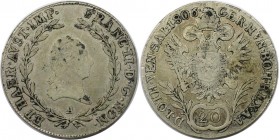 RDR – Habsburg – Österreich, RÖMISCH-DEUTSCHES REICH. Franz II.(I.) (1792-1835). 20 Kreuzer 1806 A. Silber. Sehr schön-vorzüglich