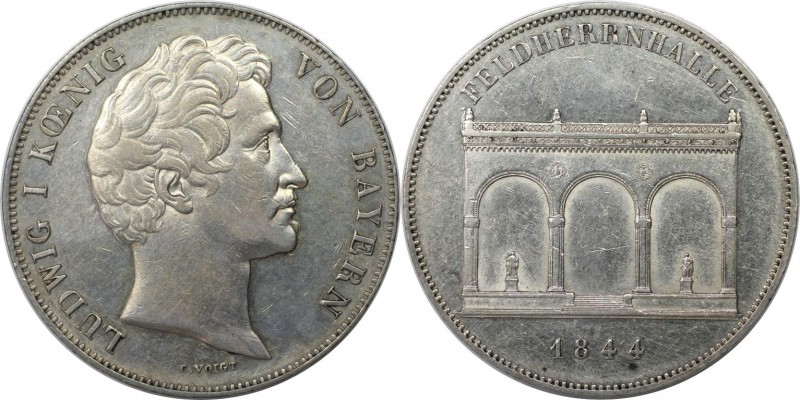 Altdeutsche Münzen und Medaillen, BAYERN / BAVARIA. Ludwig I. (1825-1848). Feldh...