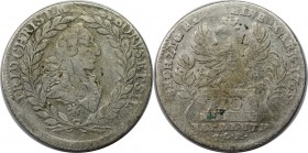 Altdeutsche Münzen und Medaillen, BRANDENBURG - BAYREUTH. Friedrich Christian (1763-1769). 20 Kreuzer 1765 CLR, Bayreuth. Silber. KM 236. Sehr schön, ...