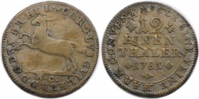 Altdeutsche Münzen und Medaillen, BRAUNSCHWEIG - WOLFENBÜTTEL. Karl Wilhelm Ferdinand (1780-1806). 1/2 Taler 1781 MC. Silber. Schön 340. Fast Vorzügli...