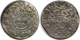 Altdeutsche Münzen und Medaillen, MINDEN - BISTUM. Anton von Schauenburg (1587-1599). 1/24 Taler (Groschen) 1598. Schön. Selten!