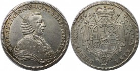 Altdeutsche Münzen und Medaillen, PADERBORN. BISTUM. Wilhelm Anton von der Asseburg (1763-1782). 1/2 Konv.-Taler (2/3 Taler) 1764, Neuhaus. Silber. 13...
