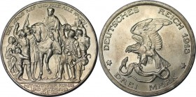 Deutsche Münzen und Medaillen ab 1871, REICHSSILBERMÜNZEN, Preußen. Wilhelm II. (1888-1918). 3 Mark 1913, Zur 100-Jahr-Feier des königlichen Aufrufs z...