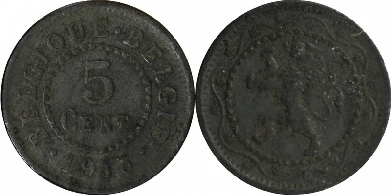 Deutsche Münzen und Medaillen ab 1871, DEUTSCHE NEBENGEBIETE. Königreich Belgien...