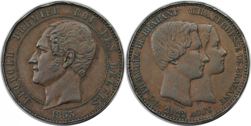 Europäische Münzen und Medaillen, Belgien / Belgium. Leopold I. (1831-1865). 10 ...