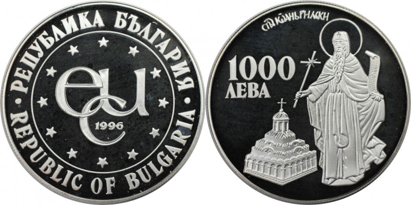 Europäische Münzen und Medaillen, Bulgarien / Bulgaria. St. Ivan von Rila. 1000 ...