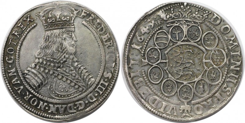 Europäische Münzen und Medaillen, Dänemark / Denmark. Frederik III. (1648-1670)....
