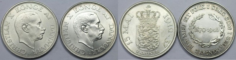 Europäische Münzen und Medaillen, Dänemark / Denmark, Lots und Sammlungen. 2 Kro...