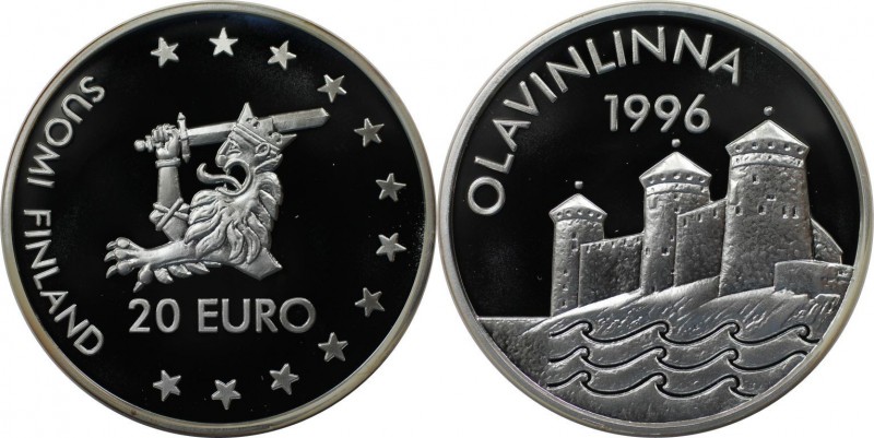 Europäische Münzen und Medaillen, Finnland / Finland. Burg Olavinlinna. Medaille...