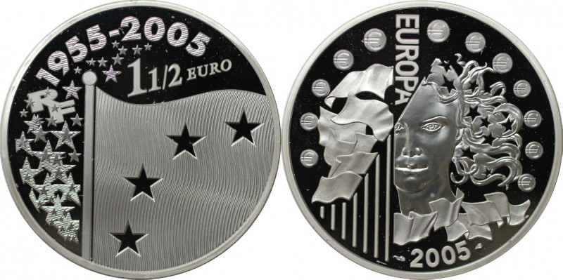 Europäische Münzen und Medaillen, Frankreich / France. Europa Währungen Paritäte...