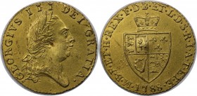 Europäische Münzen und Medaillen, Großbritannien / Vereinigtes Königreich / UK / United Kingdom. George III. (1760-1820). Half Guinea 1788. Gold. 4,20...