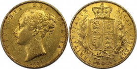 Europäische Münzen und Medaillen, Großbritannien / Vereinigtes Königreich / UK / United Kingdom. Sovereign 1839, London. Young head. 7.32 g Feingold. ...
