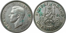 Europäische Münzen und Medaillen, Großbritannien / Vereinigtes Königreich / UK / United Kingdom. George VI. (1936-1952). 1 Shilling 1941, Silber. KM 8...