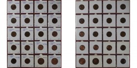 Europäische Münzen und Medaillen, Irland / Ireland, Lots und Sammlungen. 18х1 Penny 1971-2000, 2х2 Penny 1988, 2000. Lot von 20 Münzen. Bild ansehen L...