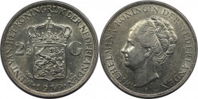 Europäische Münzen und Medaillen, Niederlande / Netherlands. Wilhelmina (1890-1948). 2-1/2 Gulden 1939, Silber. KM 165. Vorzüglich