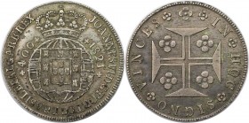 Europäische Münzen und Medaillen, Portugal. 400 Reis 1821. Silber. KM 358. Sehr schön-vorzüglich