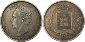 Europäische Münzen und Medaillen, Portugal. Luis I. 500 Reis 1886. Silber. KM 509. Sehr schön-vorzüglich