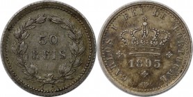 Europäische Münzen und Medaillen, Portugal. Carlos I. 50 Reis 1893. Silber. KM 536. Vorzüglich