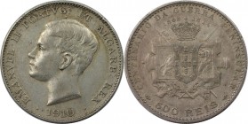 Europäische Münzen und Medaillen, Portugal. Manuel II. 500 Reis 1910. Silber. KM 556. Sehr schön-vorzüglich