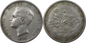 Europäische Münzen und Medaillen, Portugal. Manuel II. Marquez de Pombal. 500 Reis 1910. Silber. KM 557. Sehr schön+