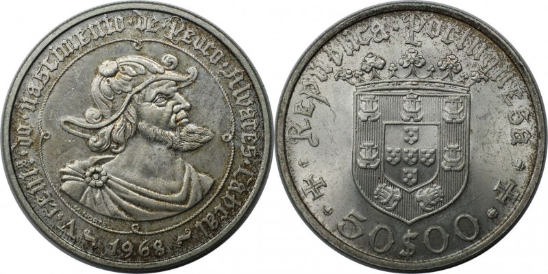Europäische Münzen und Medaillen, Portugal. Pedro Alvares Cabral. 50 Escudos 196...