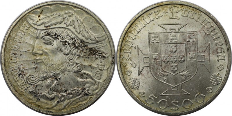 Europäische Münzen und Medaillen, Portugal. 500. Geburtstag von Vasco da Gama. 5...