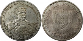 Europäische Münzen und Medaillen, Portugal. 100. Geburtstag Marechal Carmona. 50 Escudos 1969. Silber. 0.38 OZ. KM 599. Stempelglanz. Flecken