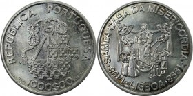 Europäische Münzen und Medaillen, Portugal. 500. Jahrestag der Misericordia Kirche. 1000 Escudos 1998. Silber. 0.43 OZ. KM 708. Stempelglanz