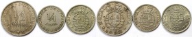 Europäische Münzen und Medaillen, Portugal, Lots und Sammlungen. PORTUGIESISCHE BESITZUNGEN. India-Portuguese. 1/4 Rupia 1947, Ku-Ni (KM 25) Vorzüglic...